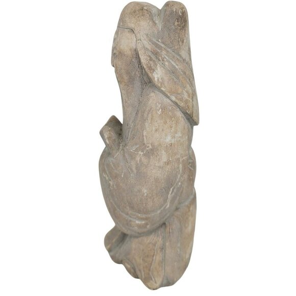 Vintage Austin Productions 1975 Carved Asian Sculpture Scholarly Man Durastone - Picture 4 of 7